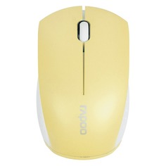 Мышь RAPOO Mini 3360 оптическая беспроводная USB, желтый [11598]