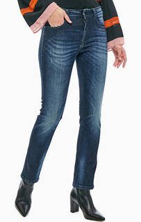 Синие джинсы прямого кроя с пятью карманами Varsavia Sisley