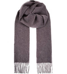 Шарф фиолетового цвета из шерсти Barbour