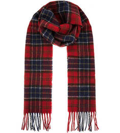 Шерстяной шарф в клетку Barbour