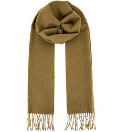 Шарф цвета хаки из шерсти Barbour