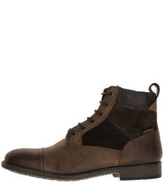 Зимние ботинки из нубука и замши Geox