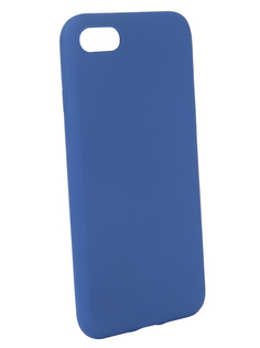 Аксессуар Чехол BROSCO для APPLE iPhone 8 Blue Matte IP8-COLOURFUL-BLUE