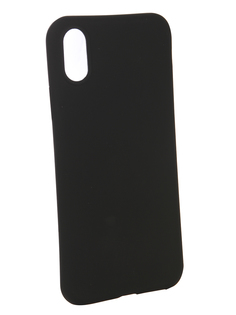 Аксессуар Чехол BROSCO для APPLE iPhone XS Black Matte IPXS-COLOURFUL-BLACK