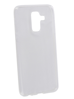 Аксессуар Чехол для Samsung Galaxy A6 Plus 2018 BROSCO Silicone Transparent SS-A6P(8)-TPU-TRANSPARENT