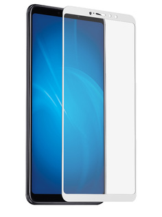 Аксессуар Защитное стекло для Xiaomi Mi Мaх 3 DF Fullscreen xiColor-40 White Frame