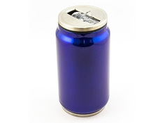 Термокружка Эврика Банка 330ml Blue 99004 Evrika