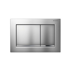 Клавиша смыва для систем инсталляции Geberit Sigma 30 двойная Chrome Matt/Chrome Glossy 115.883.KN.1