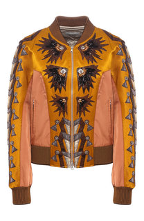 Бомбер на молнии с декоративной отделкой Dries Van Noten