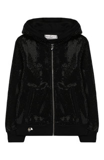 Хлопковый кардиган на молнии с капюшоном Philipp Plein