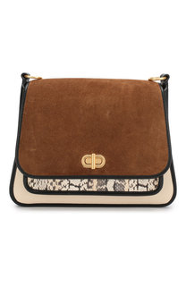 Сумка Bennet small с отделкой из кожи змеи Tory Burch
