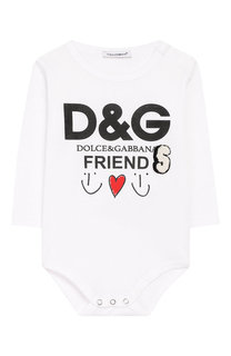 Хлопковое боди Dolce & Gabbana