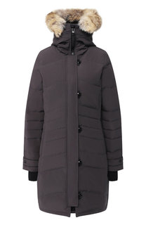 Стеганый пуховик Lorette с меховой отделкой капюшона Canada Goose