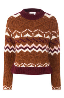 Вязаный пуловер с круглым вырезом See by Chloé