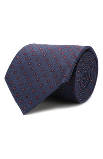 Шелковый галстук с принтом Van Laack