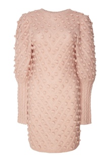 Розовое вязаное платье Zimmermann