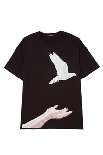 Черная футболка Ana Bird 3.Paradis