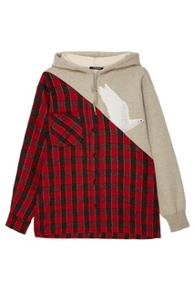 Комбинированное худи-рубашка Debra Dove 3.Paradis