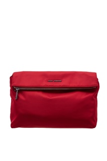 Текстильная красная сумка Adolfo Dominguez