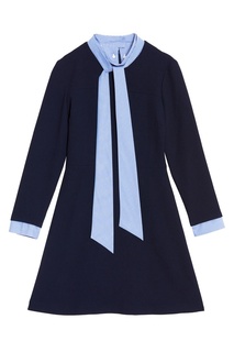 Синее мини-платье Sandro