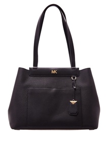 Черная сумка-хобо Meredith Michael Kors