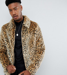 Куртка в стиле вестерн с леопардовым принтом ASOS DESIGN Tall - Рыжий