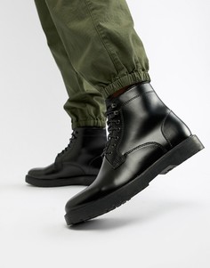 Черные ботинки на шнуровке Zign - Черный