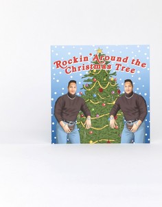 Новогодняя открытка с надписью Rockin around the Christmas tree Central 23 - Мульти