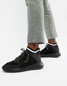 Черные кроссовки со вставками из нубука Mercer Sock Knit Evo Nighttime - Черный