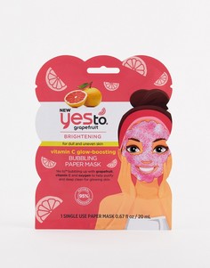 Листовая маска для лица Yes To Grapefruit - Одноразовое использование - Бесцветный