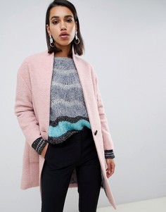 Oversize-пальто Sisley - Розовый