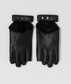 Перчатки из искусственной кожи ASOS DESIGN - Черный