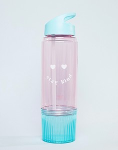 Бутылка для воды 700 мл с надписью Stay kind Typo - Мульти