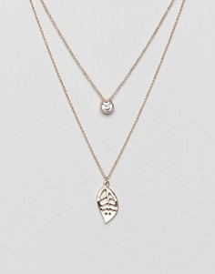 Серебристое ярусное ожерелье ALDO Praesa - Серебряный