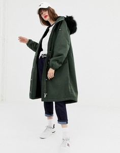Парка с мягкой подкладкой Tommy Jeans - Зеленый