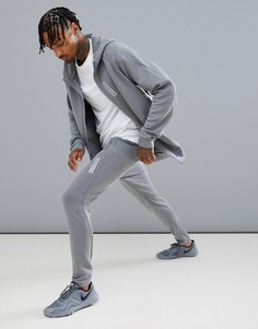 Джоггеры с манжетами и логотипом Calvin Klein Performance - Серый