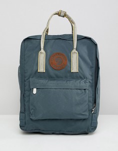 Рюкзак с кожаной нашивкой и контрастными лямками Fjallraven Kanken - 16 л - Зеленый