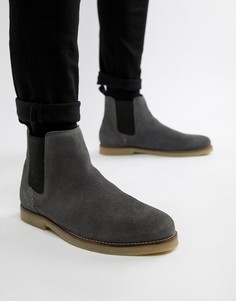 Серые замшевые ботинки челси Religion - Серый