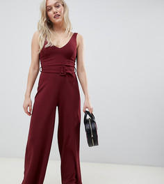 Красный комбинезон с ремнем New Look Petite - Красный