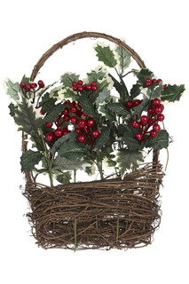 Корзина с ягодами 40 см DUE ESSE CHRISTMAS