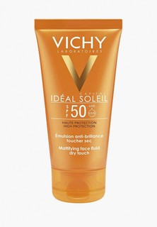 Эмульсия для лица Vichy Ideal Soleil солнцезащитная, матирующая, SPF 50, 50 мл