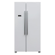 Холодильник SHIVAKI SBS-530DNFW, двухкамерный, белый