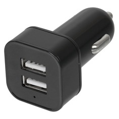 Автомобильное зарядное устройство WIIIX UCC-2-15B-RU, 2xUSB, 2.4A, черный