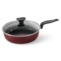 Сотейник TEFAL Tempo 04171224, 2.5л, с крышкой, красный [9100024723]