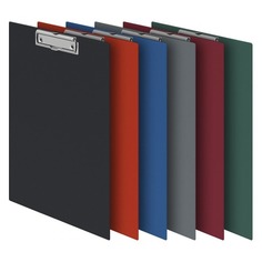 Папка-планшет Durable 4201-03 ПВХ красный прижим 35х23см 45 шт./кор.