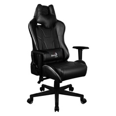 Кресло игровое AEROCOOL AC220 RGB-B, ПВХ/полиуретан [516642]