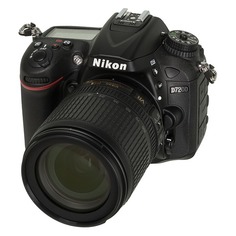 Зеркальный фотоаппарат NIKON D7200 kit ( 18-105mm f/3.5-5.6G VR), черный