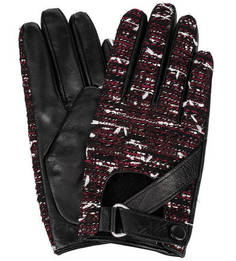 Текстильные перчатки с возможностью работы с сенсорным экраном Karl Lagerfeld