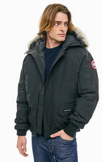 Короткий пуховик с меховой отделкой Chilliwack Bomber Canada Goose