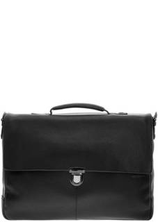 Кожаный портфель с карманами Strellson